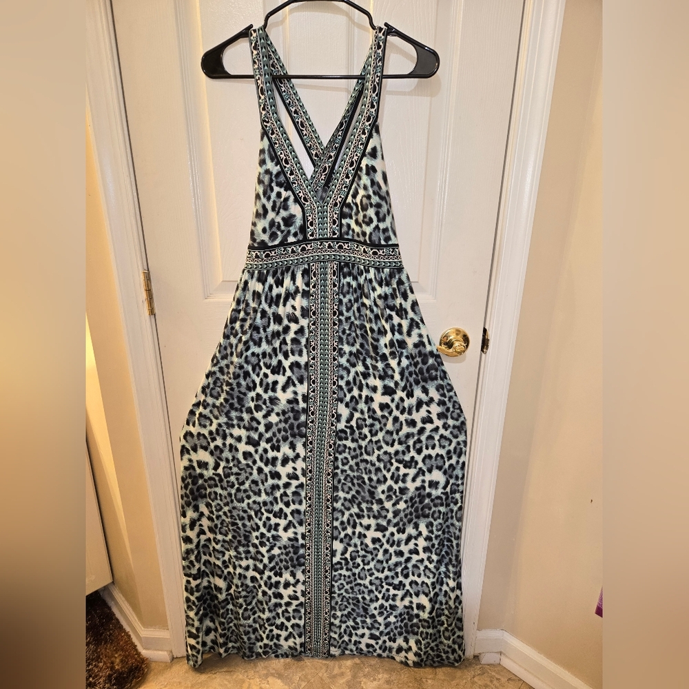 INC International Concepts Animal Print Maxi Dress